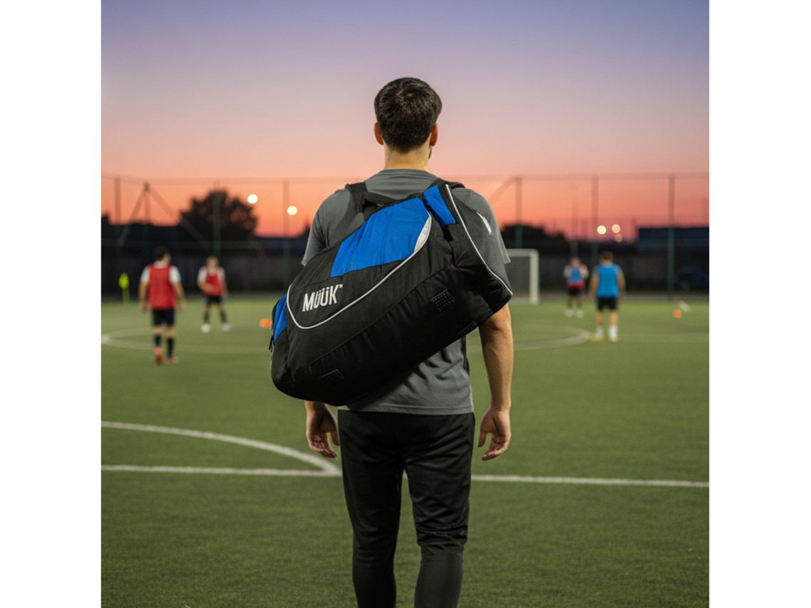 Bolso Deportivo Azul Muuk 50 lts 5