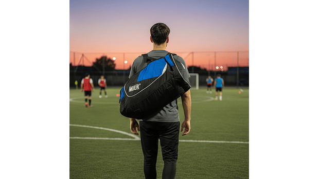 Bolso Deportivo Azul Muuk 50 lts 5