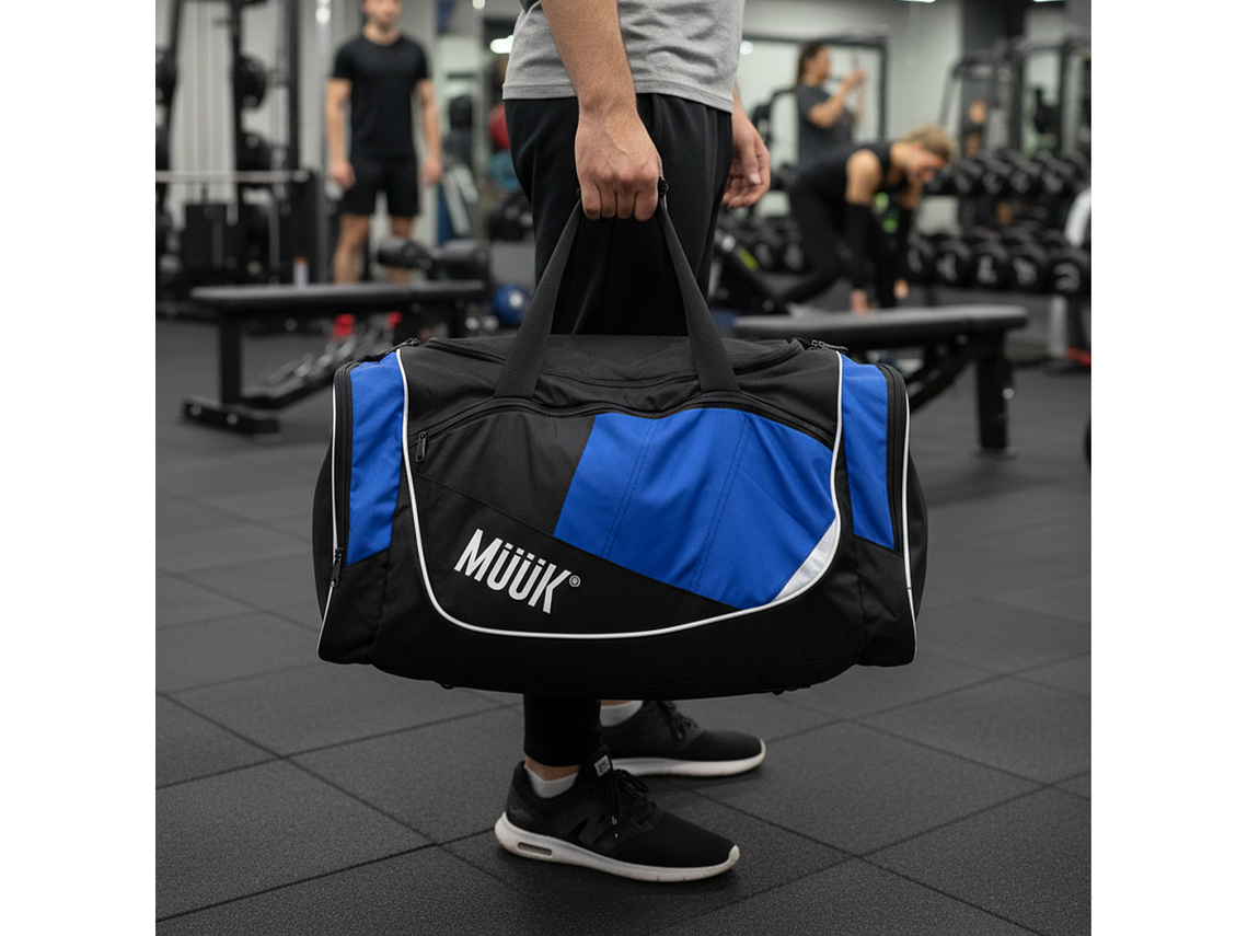 Bolso Deportivo Azul Muuk 50 lts 6