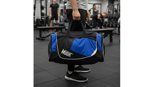 Bolso Deportivo Azul Muuk 50 lts 6