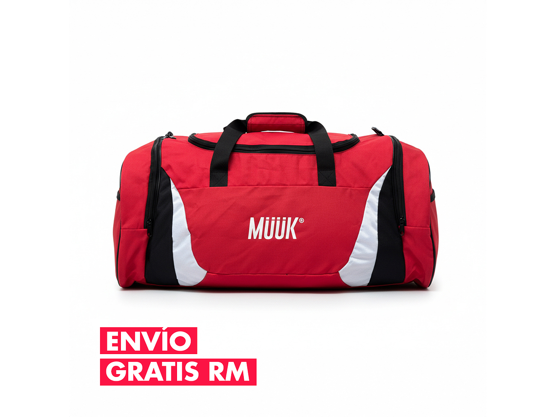 Bolso Deportivo Rojo Muuk 66 lts 1
