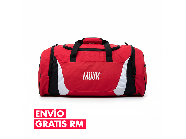 Bolso Deportivo Rojo Muuk 66 lts 1