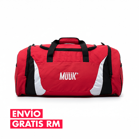 Bolso Deportivo Rojo Muuk 66 lts