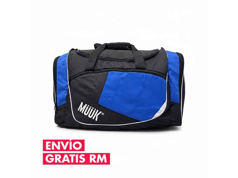 Bolso Deportivo Azul Muuk 50 lts 1