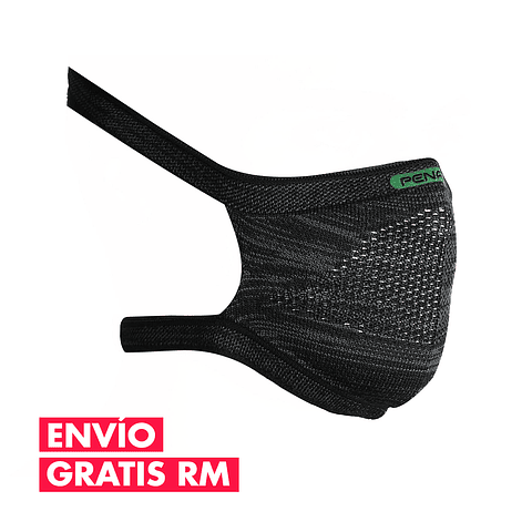 Mascarilla Deportiva Penalty Block Pro Negro Gris