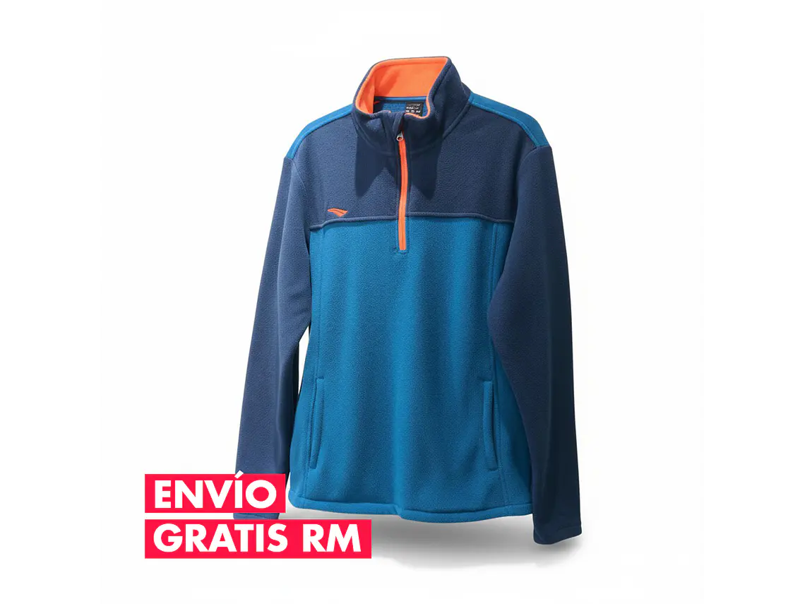 Chaqueta Penalty Fleece Azul Marino/Verde 1