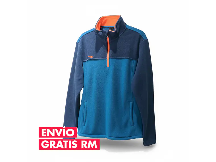 Chaqueta Penalty Fleece Azul Marino/Verde 1