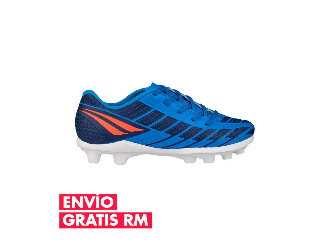 Zapato de Futbol Penalty Speed XXI Azul/Naranjo 1
