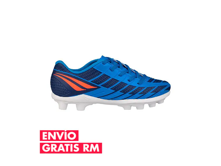 Zapato de Futbol Penalty Speed XXI Azul/Naranjo 1