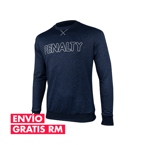 Poleron Penalty Moletom Azul Oscuro