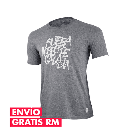 Polera Penalty Futbol Diario Gris