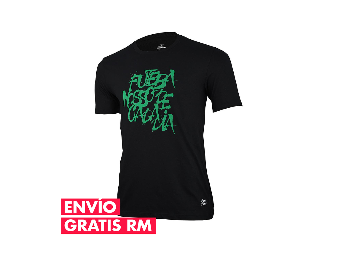 Polera Penalty Futbol Diario Negro 1