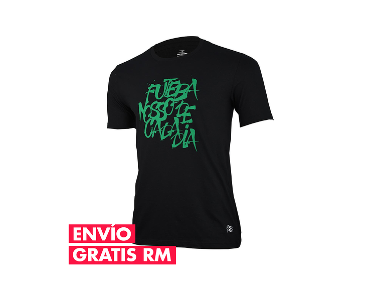 Polera Penalty Futbol Diario Negro 1