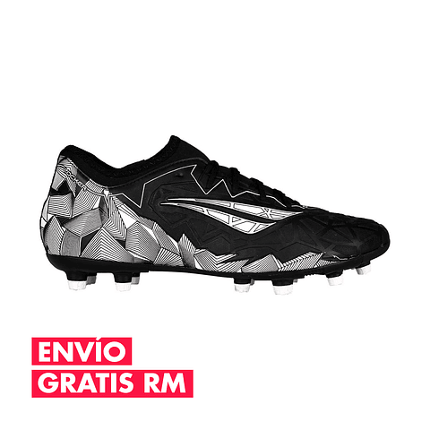 Zapato de Futbol Penalty Rx Locker Xxi Negro/Blanco