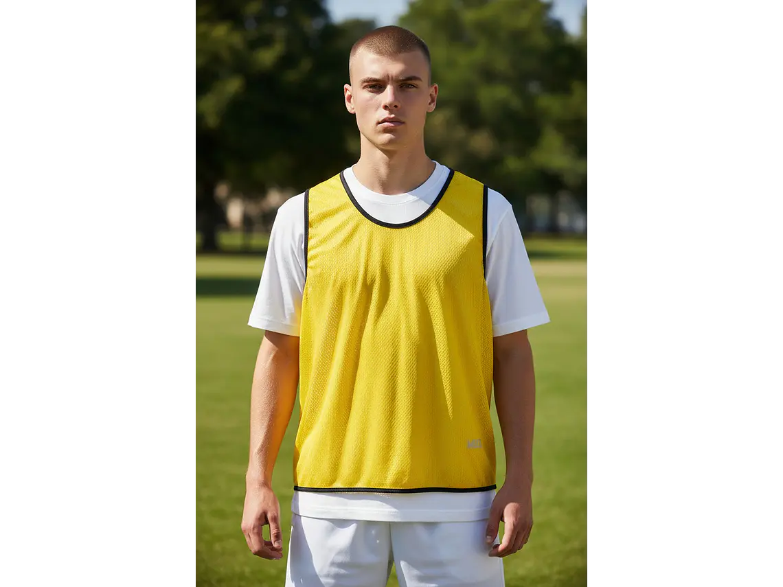 Pack 10 Unds Peto Deportivo Muuk XXV Amarillo Fluor 5