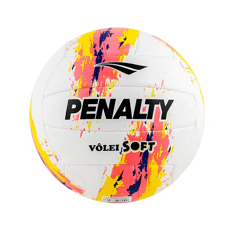 Balón de Voleyball Penalty Soft XXIII Blanco/Rosado