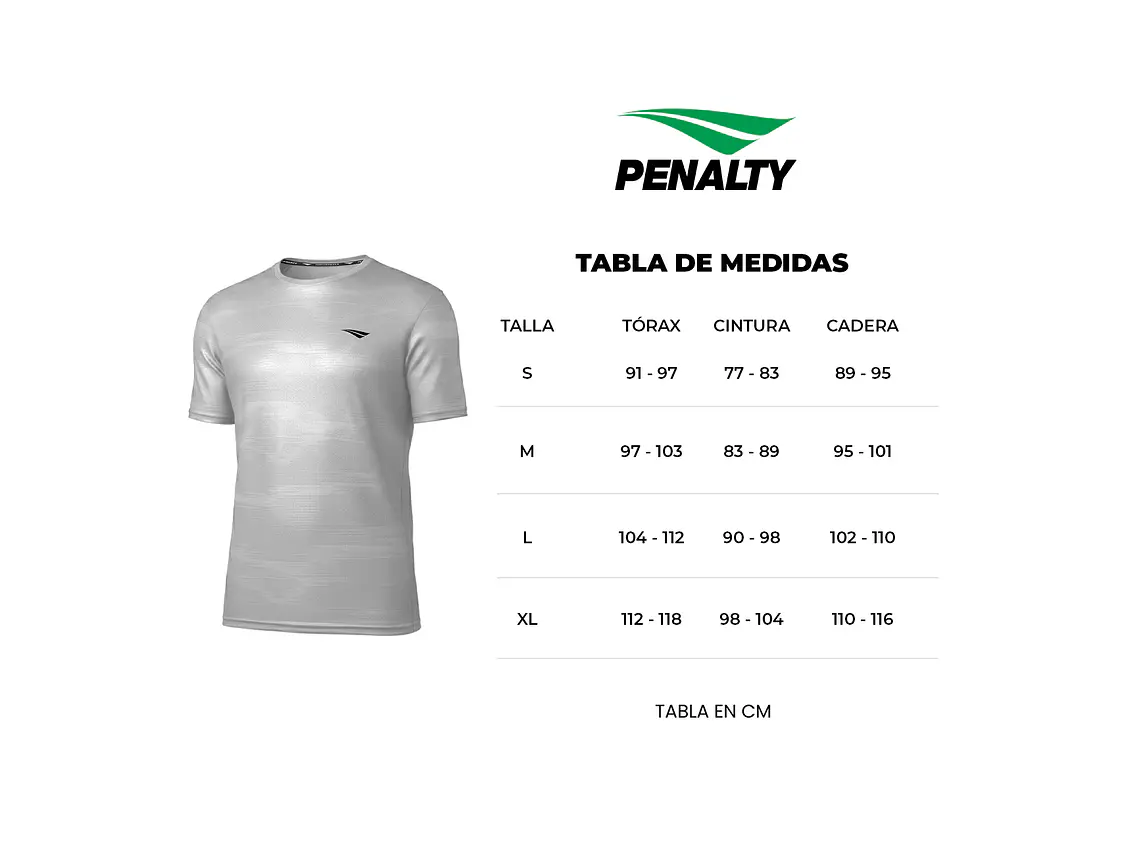 Polera Penalty Treino Essencial Print Blanco 2