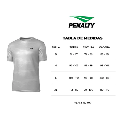 Polera Penalty Treino Essencial Print Blanco