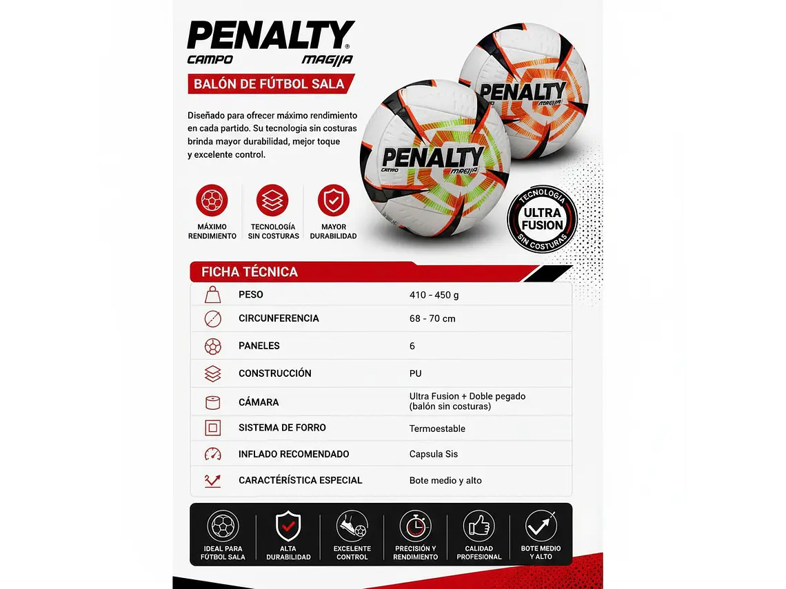 Balón de Futbol Penalty MAGIA R2 XXVI 5