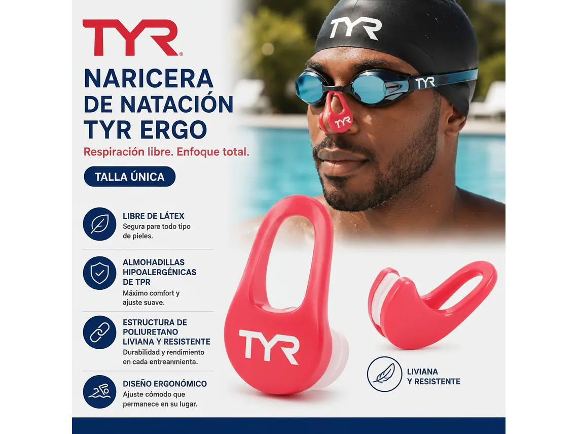 Naricera de Natación TYR Ergo  4