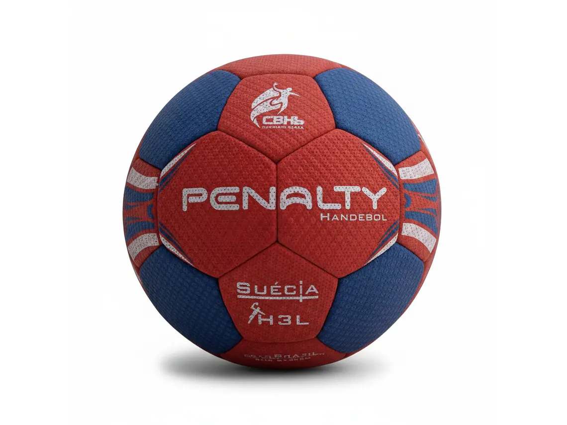 BALON DE HANDBALL PENALTY SUECIA PRO H3L AZUL/ROJO 1