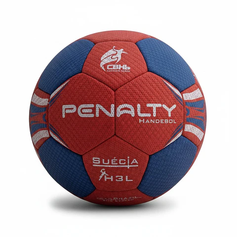 BALON DE HANDBALL PENALTY SUECIA PRO H3L AZUL/ROJO