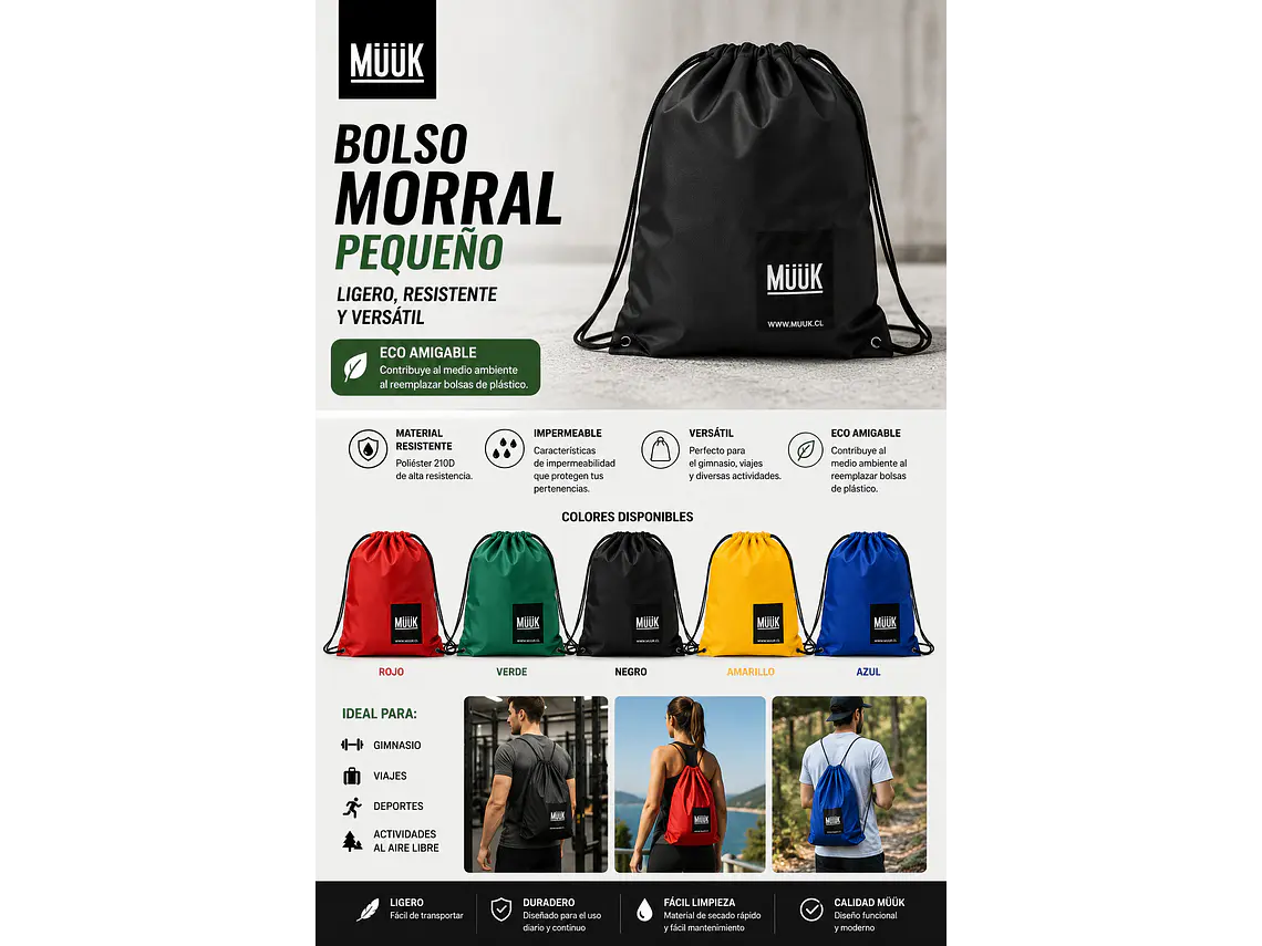 Bolso Morral Muuk Pequeño  5