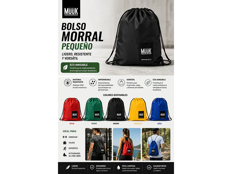 Bolso Morral Muuk Pequeño  5