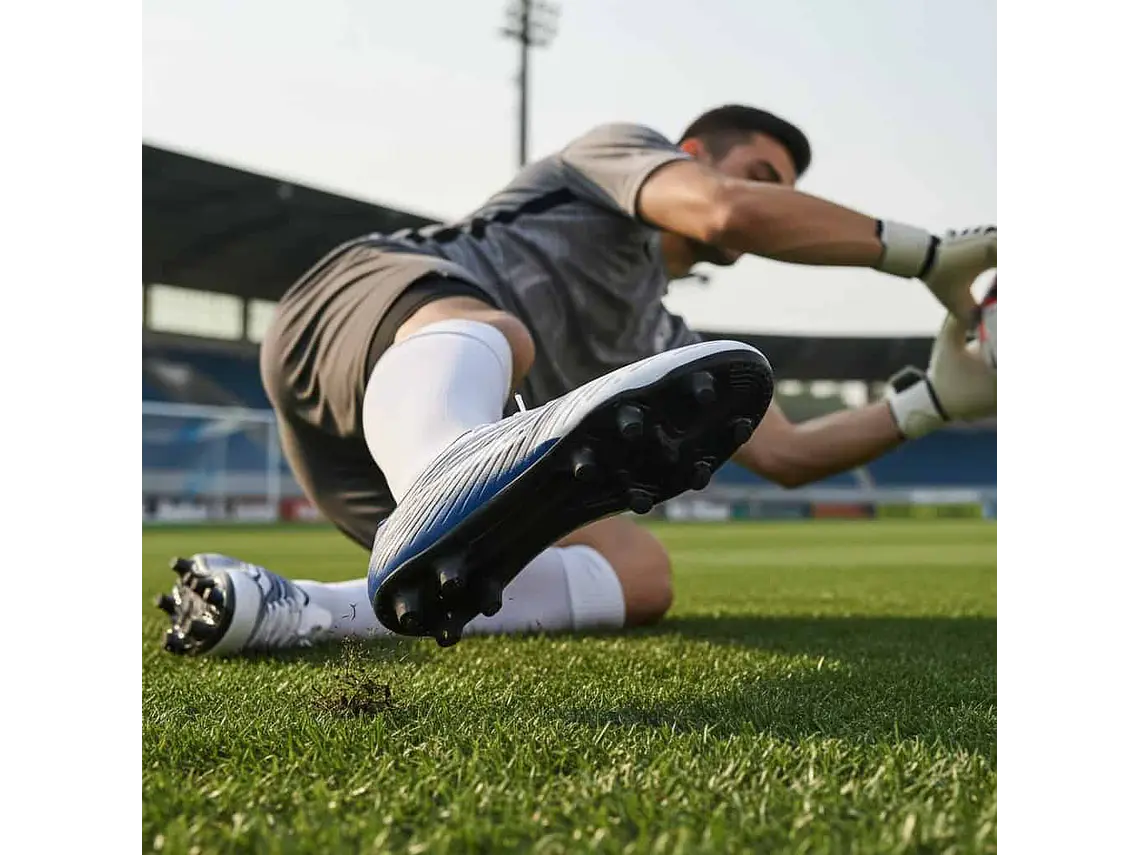 Zapato de Fútbol Penalty Líder Y-6 Blanco/Azul 7