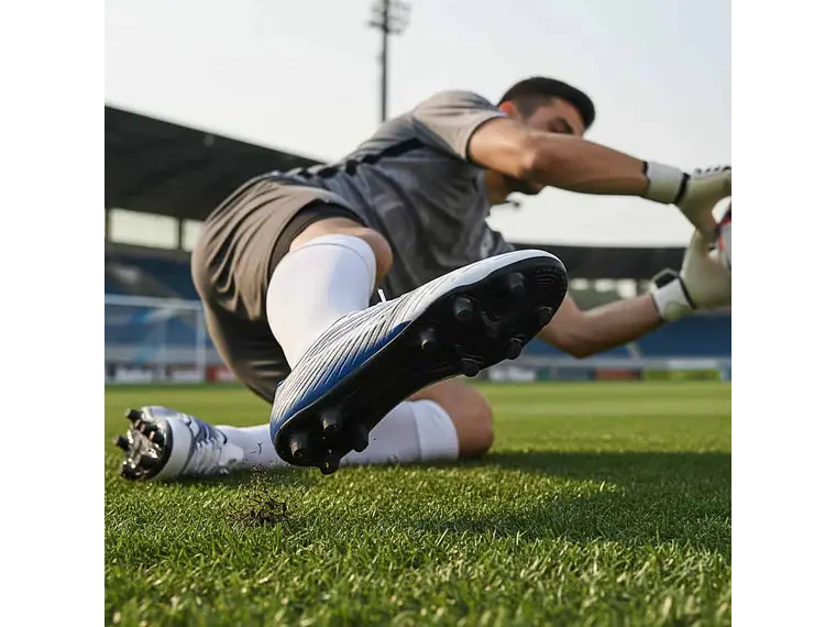 Zapato de Fútbol Penalty Líder Y-6 Blanco/Azul 7