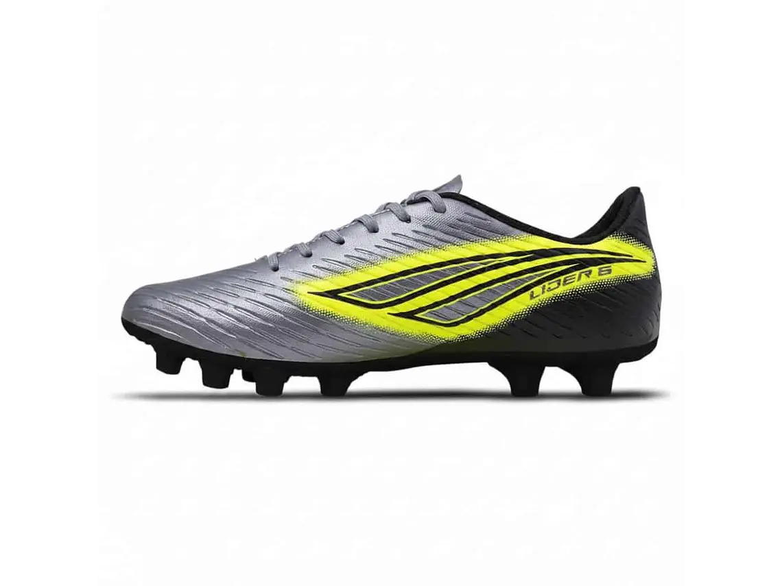 Zapato de Fútbol Penalty Líder Y-6 Gris/ Amarillo 2