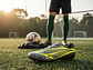 Zapato de Fútbol Penalty Líder Y-6 Gris/ Amarillo - Miniatura 4
