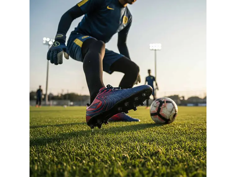 Zapato De Futbol Penalty Bravo Y-4 Azul Oscuro  4