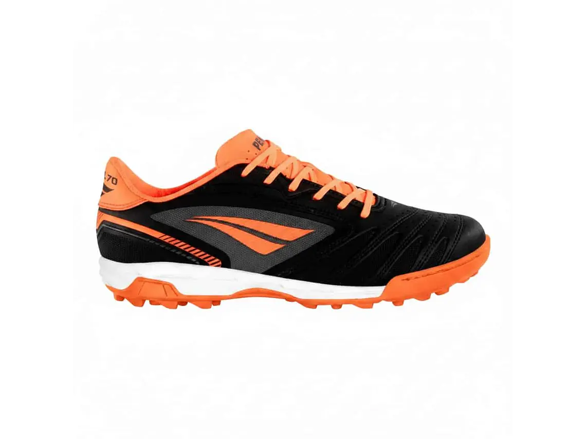 Zapato de Futbolito Penalty Brasil 70 Y-1 Negro/Naranjo 1
