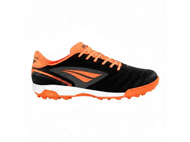 Zapato de Futbolito Penalty Brasil 70 Y-1 Negro/Naranjo 1
