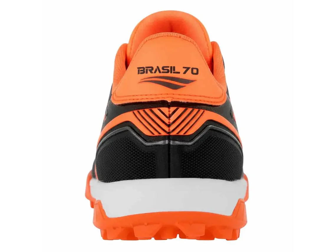 Zapato de Futbolito Penalty Brasil 70 Y-1 Negro/Naranjo 3