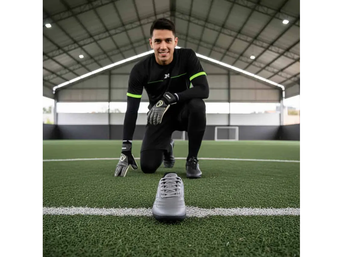 Zapato de Futbolito Penalty Classic Y-1 Gris 6