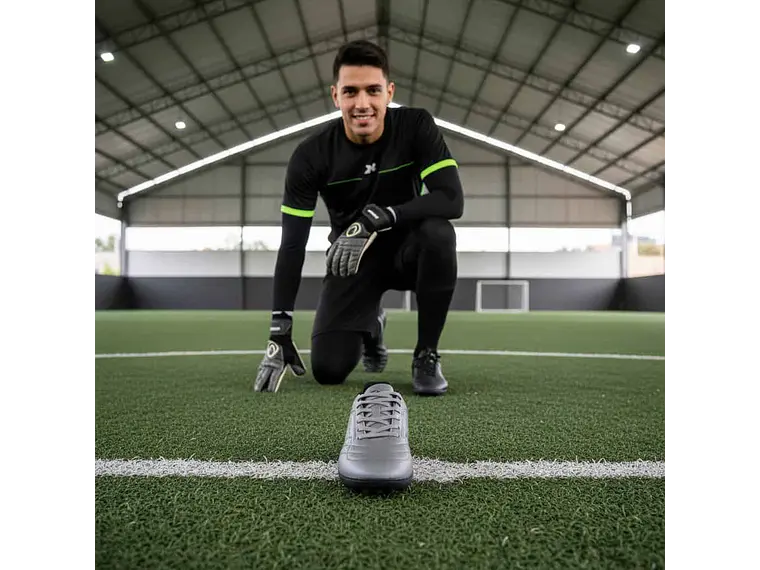 Zapato de Futbolito Penalty Classic Y-1 Gris 6