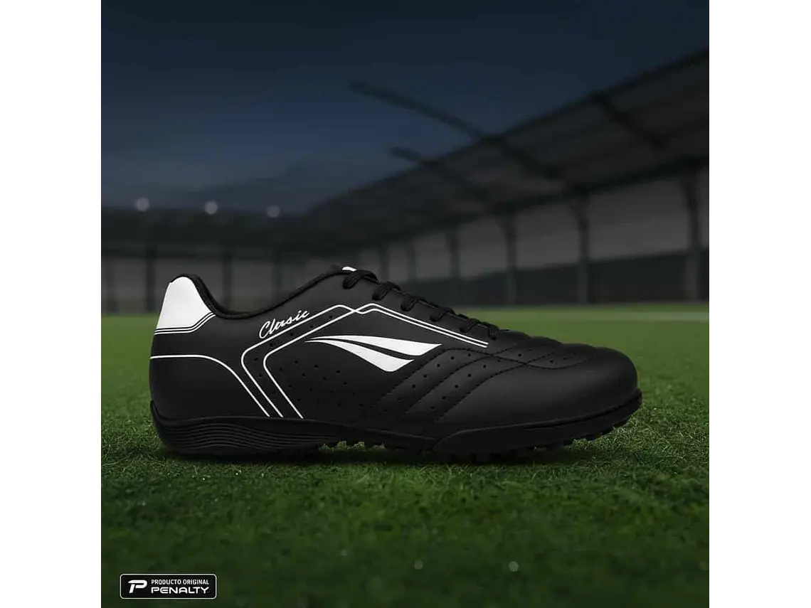 Zapato de Futbolito Penalty Classic Y-1 Negro 8