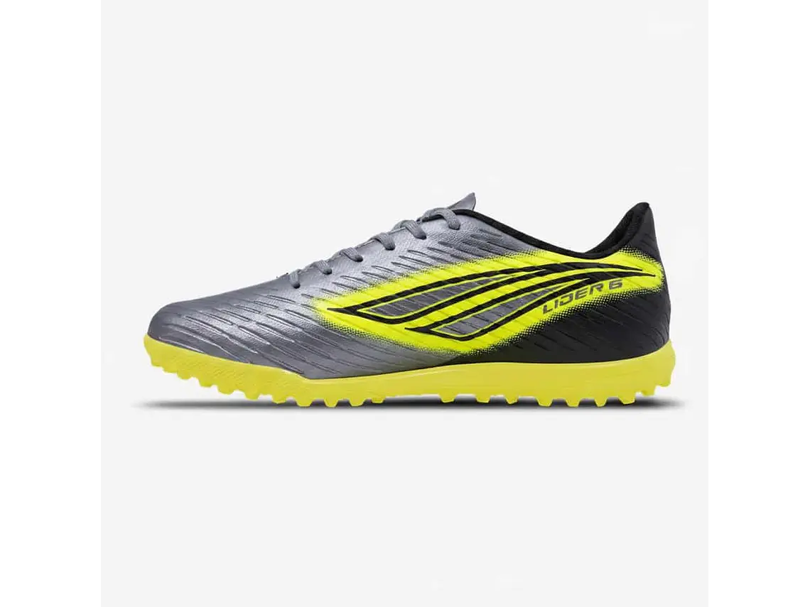 Zapato de Futbolito Penalty Líder Y-6 Negro/ Amarillo 2