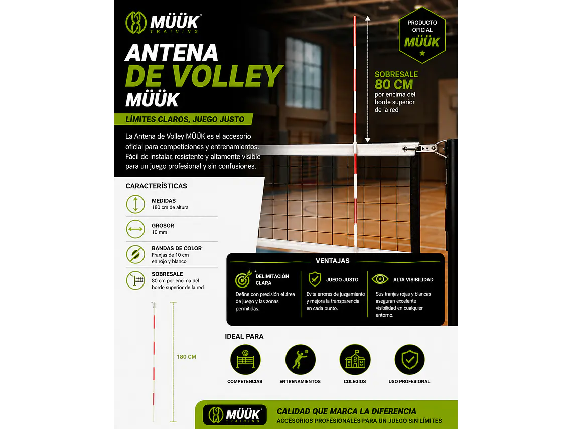 Antena De Volley Muuk 6