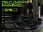 Banda Elastica Muuk Tubular Espalda Light 208X4.5X2.1Cm - Miniatura 5