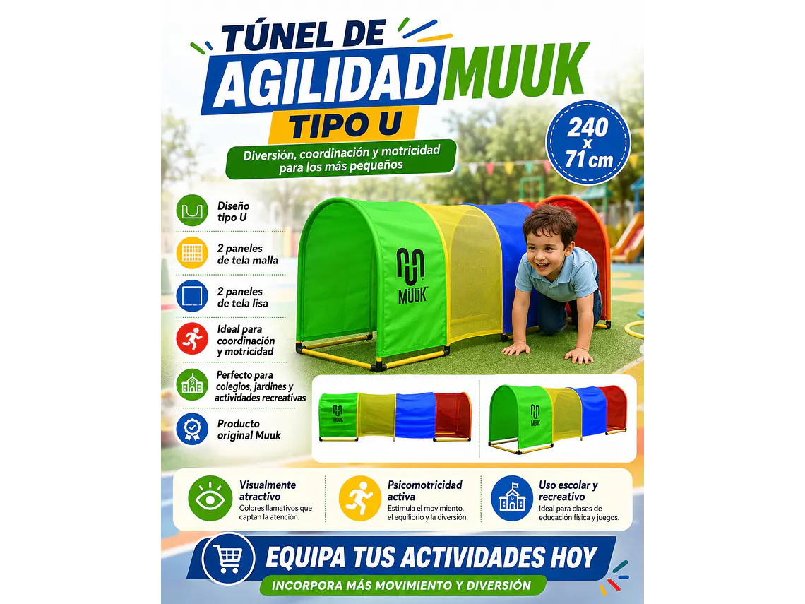 Tunel De Agilidad Muuk Tipo U 7