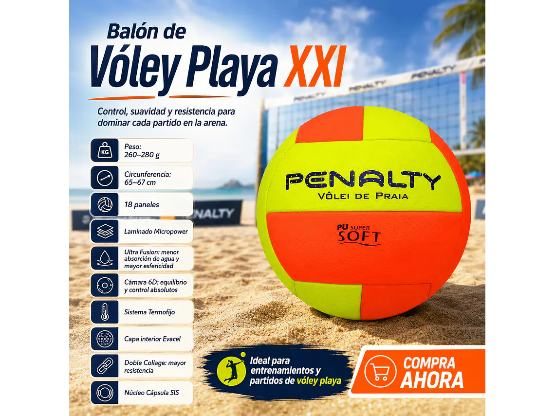 Balón de Voleyball Playa X 4