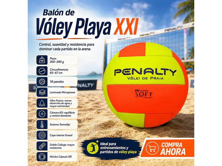Balón de Voleyball Playa X 4