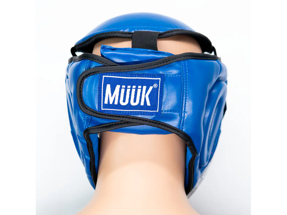 Cabezal De Artes Marciales Con Mica Muuk Azul 5