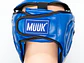 Cabezal De Artes Marciales Con Mica Muuk Azul - Miniatura 5