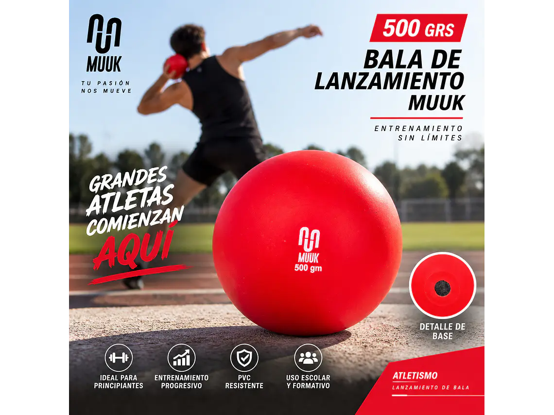Bala De Lanzamiento Muuk 500 Grs PVC 4