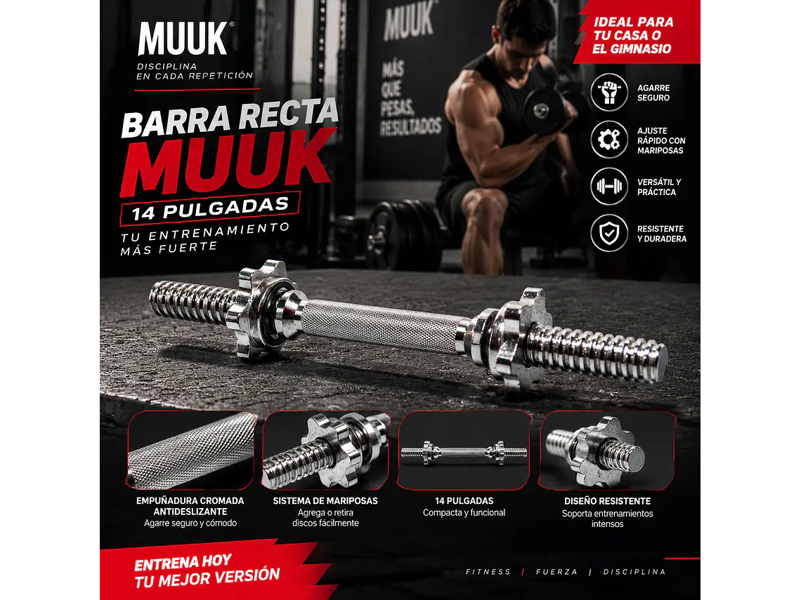 Barra Recta Muuk 14 Pulgadas 7