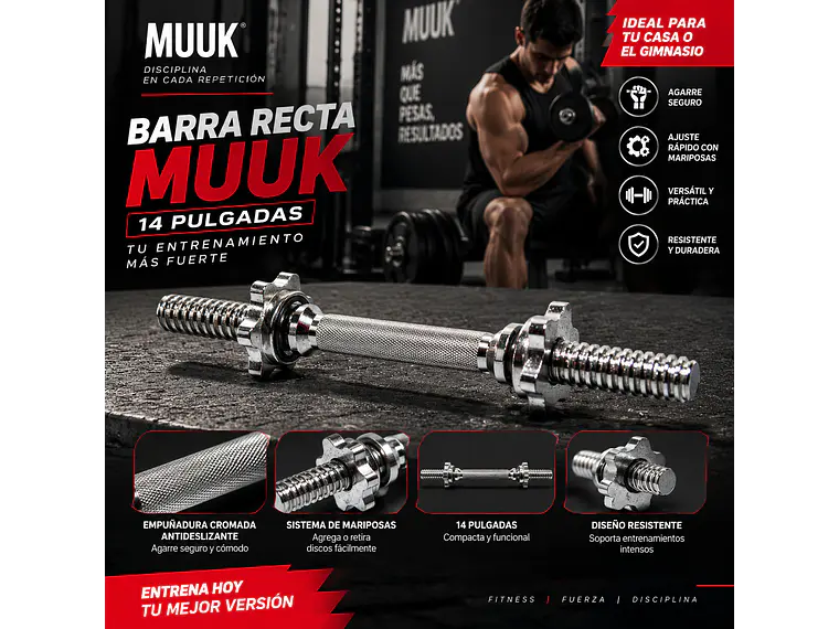 Barra Recta Muuk 14 Pulgadas 7